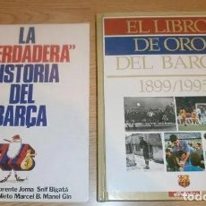 Coleccionismo deportivo: LOTE 2 LIBROS DEL BARÇA. Lote 236007795