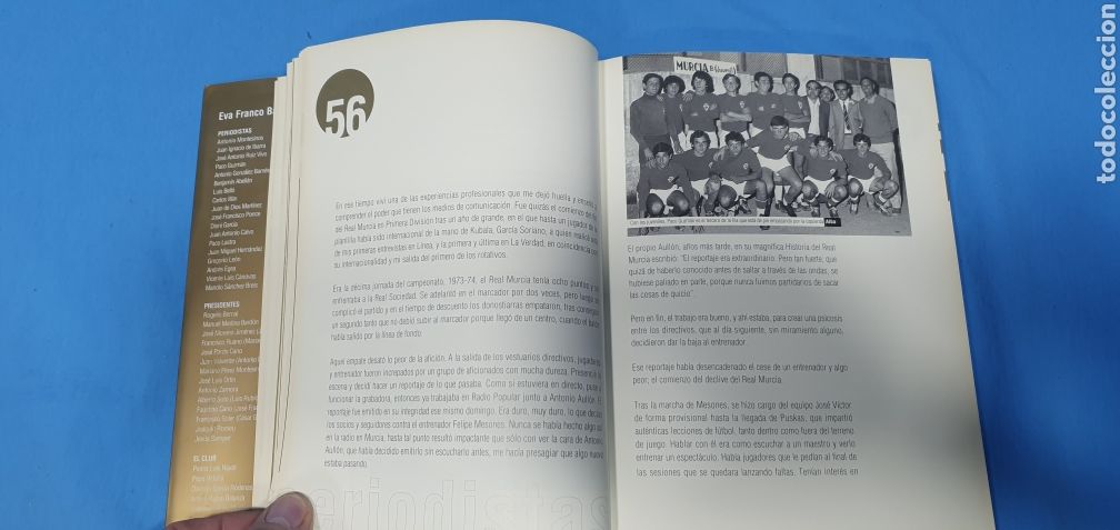 Coleccionismo deportivo: REAL MURCIA - COMENCEMOS POR EL FINAL - RELATOS SOBRE UN CENTENARIO - Foto 5