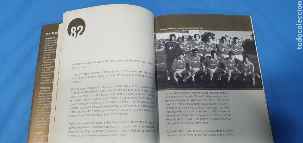 Coleccionismo deportivo: REAL MURCIA - COMENCEMOS POR EL FINAL - RELATOS SOBRE UN CENTENARIO - Foto 6