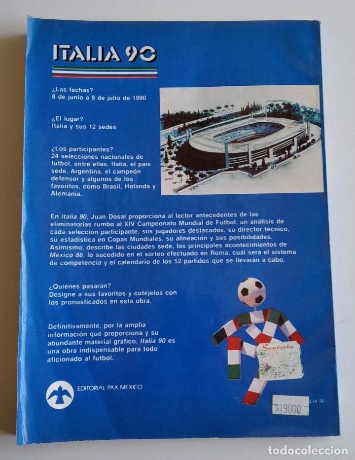 Coleccionismo deportivo: ITALIA 90 ---- JUAN DOSAL. - Foto 2
