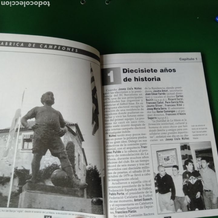 Coleccionismo deportivo: FABRICA DE CAMPEONES LA GRAN CANTERA DEL BAR&Ccedil;A - Foto 2