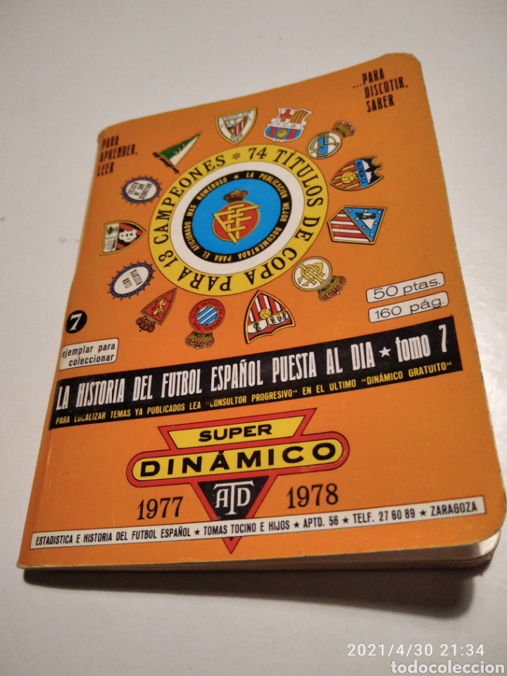 Coleccionismo deportivo: Super DIN&Aacute;MICO 1977-78 - Foto 1