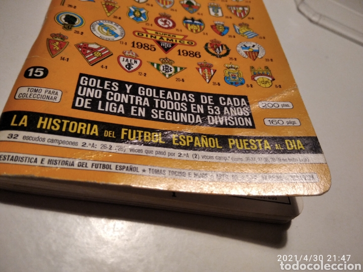 Coleccionismo deportivo: Super din&aacute;mico 85-86 - Foto 2