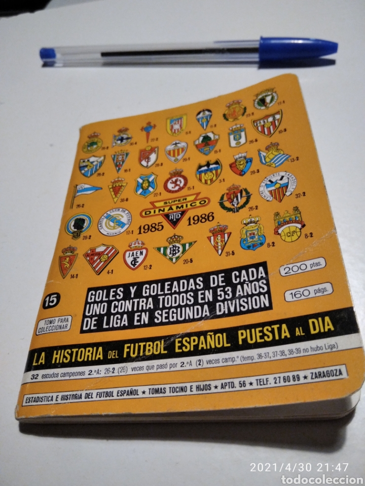 Coleccionismo deportivo: Super din&aacute;mico 85-86 - Foto 1
