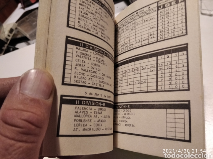 Coleccionismo deportivo: Agenda estad&iacute;stica 1986-87 - Foto 5