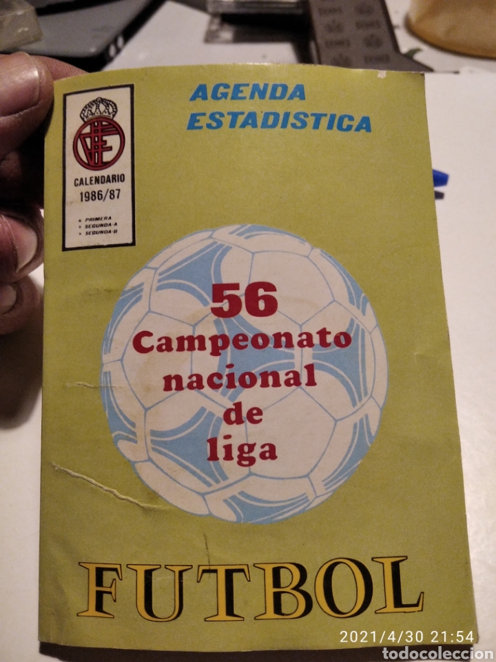 Coleccionismo deportivo: Agenda estad&iacute;stica 1986-87 - Foto 1