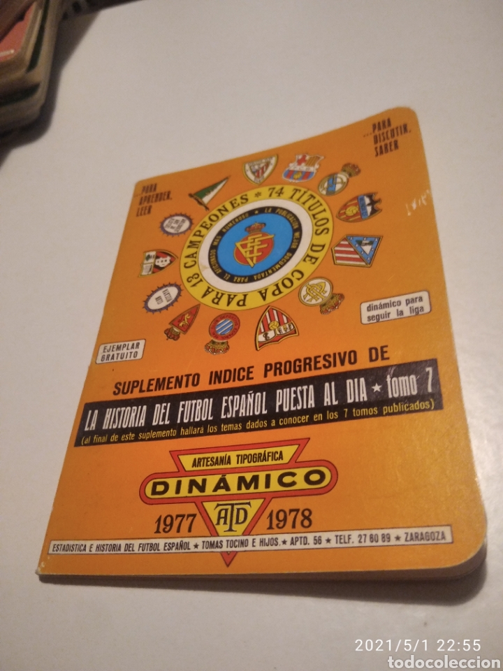 Coleccionismo deportivo: Din&aacute;mico 1977-78 - Foto 1