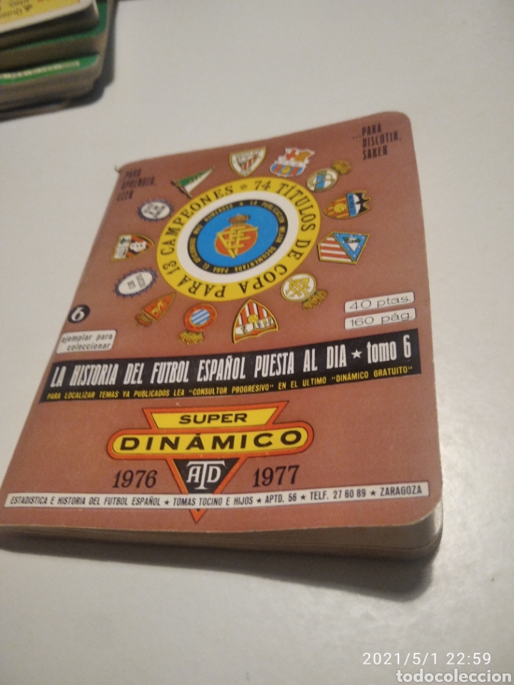 Coleccionismo deportivo: S&uacute;per din&aacute;mico 1976-77 - Foto 1