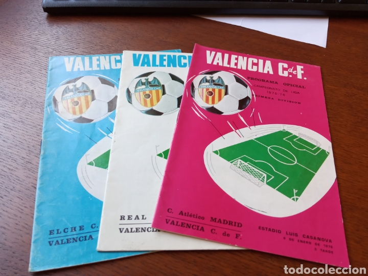 Coleccionismo deportivo: Programas de partidos Valencia CF temporada 1975-76 - Foto 1