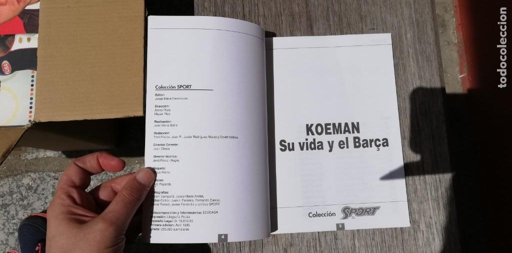 Coleccionismo deportivo: KOEMAN, SU VIDA Y EL BAR&Ccedil;A - COLECCION SPORT 1995 - Foto 2