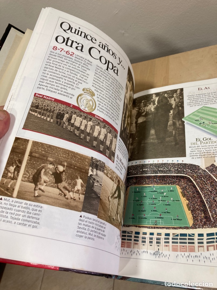 Coleccionismo deportivo: Libro 50 a&ntilde;os del Bernab&eacute;u - Foto 11