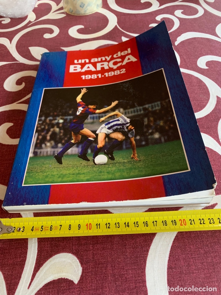 Coleccionismo deportivo: Un any del bar&ccedil;a 1981/82. Ediciones Bausans. Barcelona 1982 - Foto 3