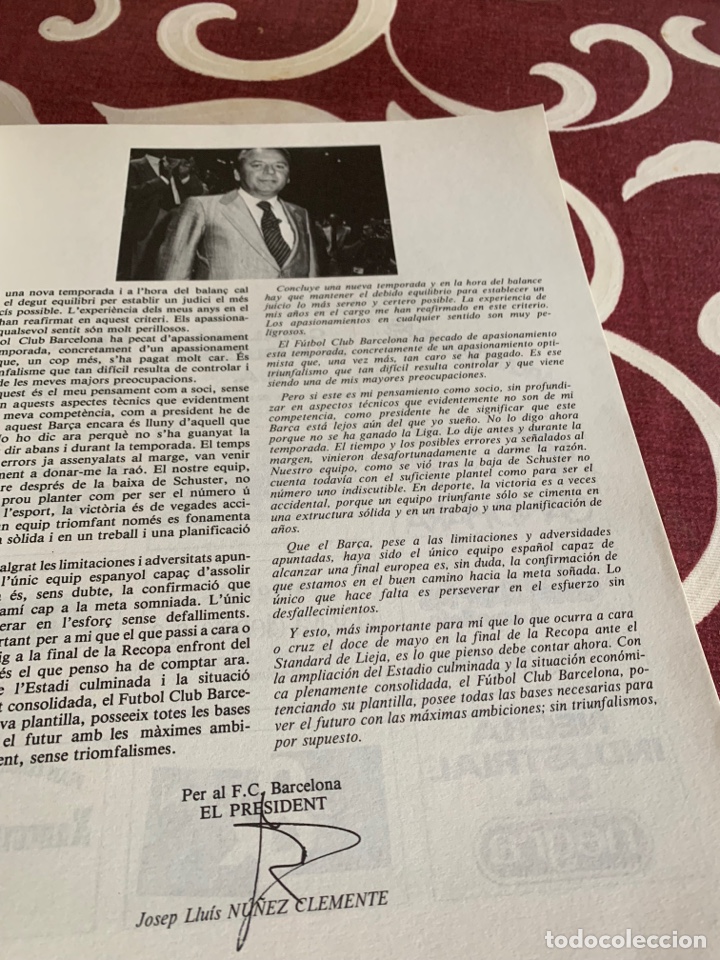 Coleccionismo deportivo: Un any del bar&ccedil;a 1981/82. Ediciones Bausans. Barcelona 1982 - Foto 6