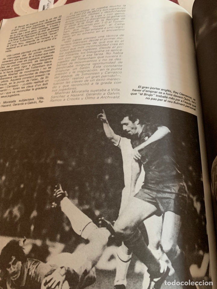 Coleccionismo deportivo: Un any del bar&ccedil;a 1981/82. Ediciones Bausans. Barcelona 1982 - Foto 8