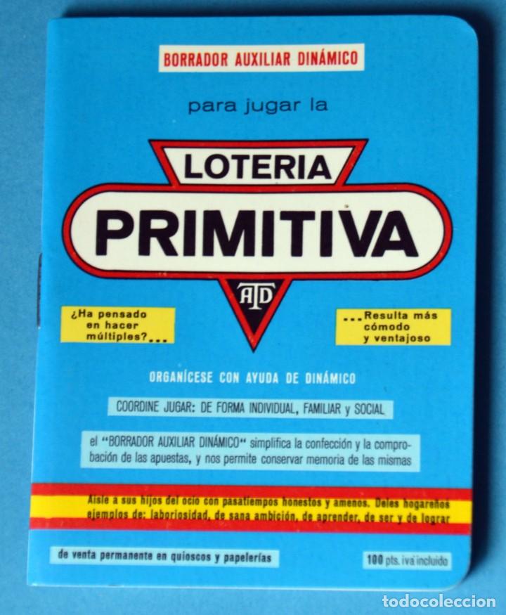 Coleccionismo deportivo: BORRADOR AUXILIAR DIN&Aacute;MICO. SUPER QUINIELAS - Foto 1