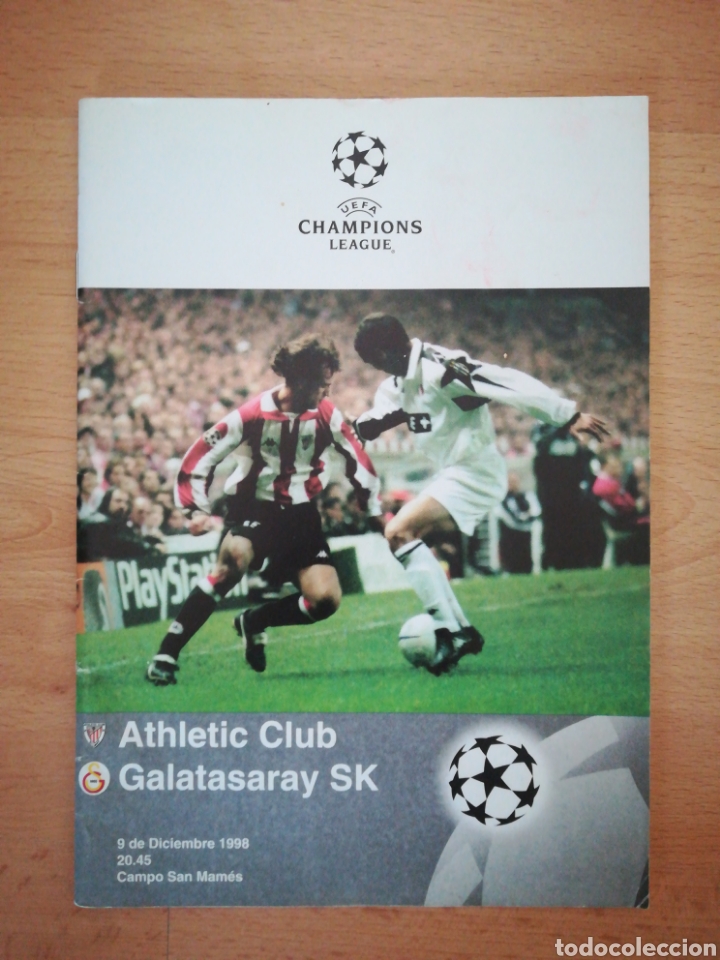 Coleccionismo deportivo: Athletic Bilbao & Galatasaray. Programa del partido (9/12/1998). - Foto 1