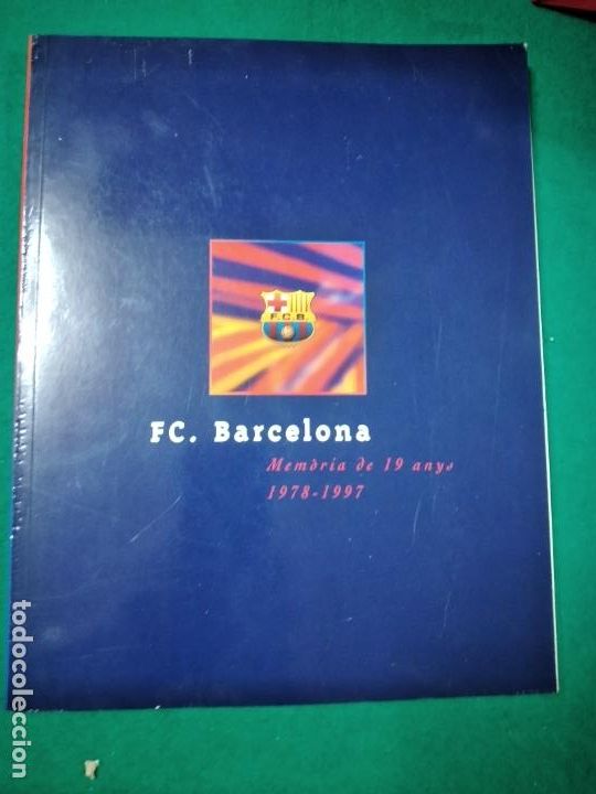 Coleccionismo deportivo: F. C. BARCELONA MEMORIA 1978-1997 - Foto 1