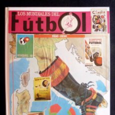 Coleccionismo deportivo: LOS MUNDIALES DEL FÚTBOL. 16 FASCÍCULOS ENCUADERNADOS. PRENSA ESPAÑOLA, 1990. LEER. Lote 291574073