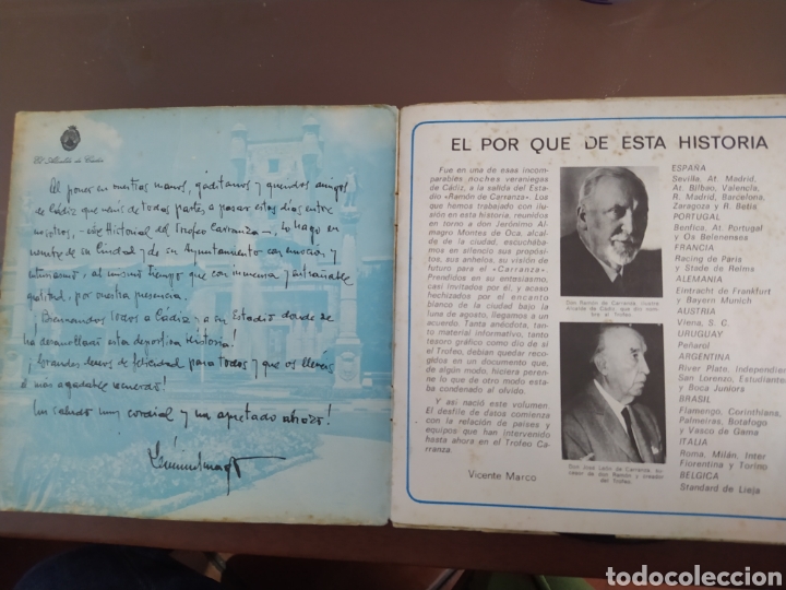 Coleccionismo deportivo: HISTORIA DEL TROFEO CARRANZA. LIBRO Y VINILO - Foto 3