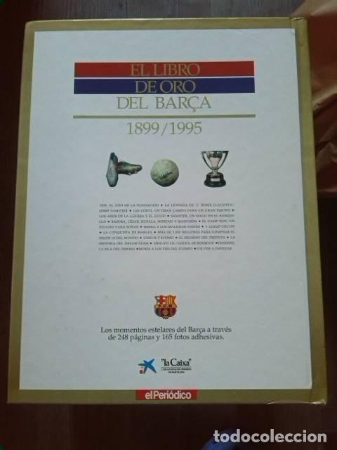 Coleccionismo deportivo: El libro de oro del Bar&ccedil;a. 1899/1995. El peri&oacute;dico. 1994. - Foto 2