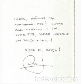 Coleccionismo deportivo: VICTOR FONT, CONSTRU&Iuml;M JUNTS EL BAR&Ccedil;A DEL FUTUR - Foto 2
