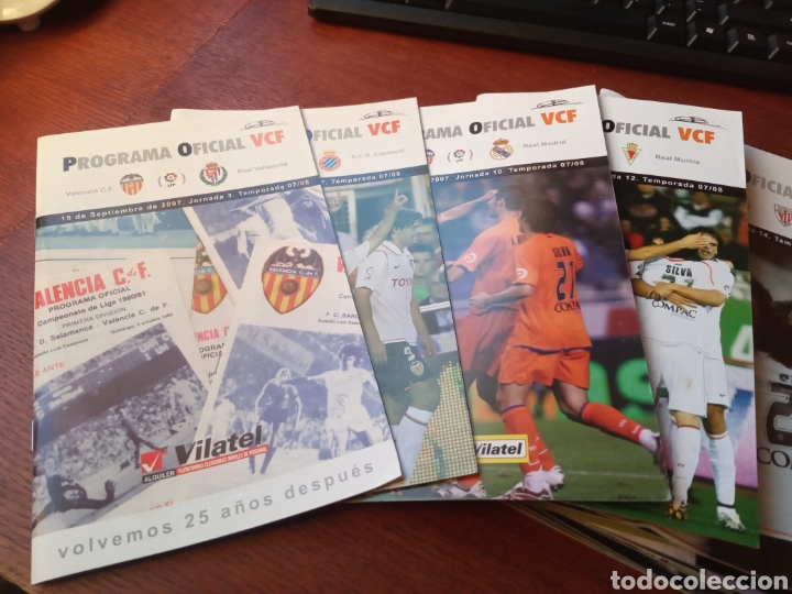 Coleccionismo deportivo: Programas de partidos Valencia CF 2007-08 - Foto 1