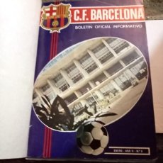 Coleccionismo deportivo: BOLETIN F.C.BARCELONA AÑO II 1971. Lote 298884658