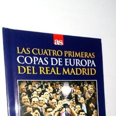 Coleccionismo deportivo: DVD Y LIBRO LAS CUATRO PRIMERAS COPAS DE EUROPA DEL REAL MADRID - DIARIO AS 2009. Lote 308967913