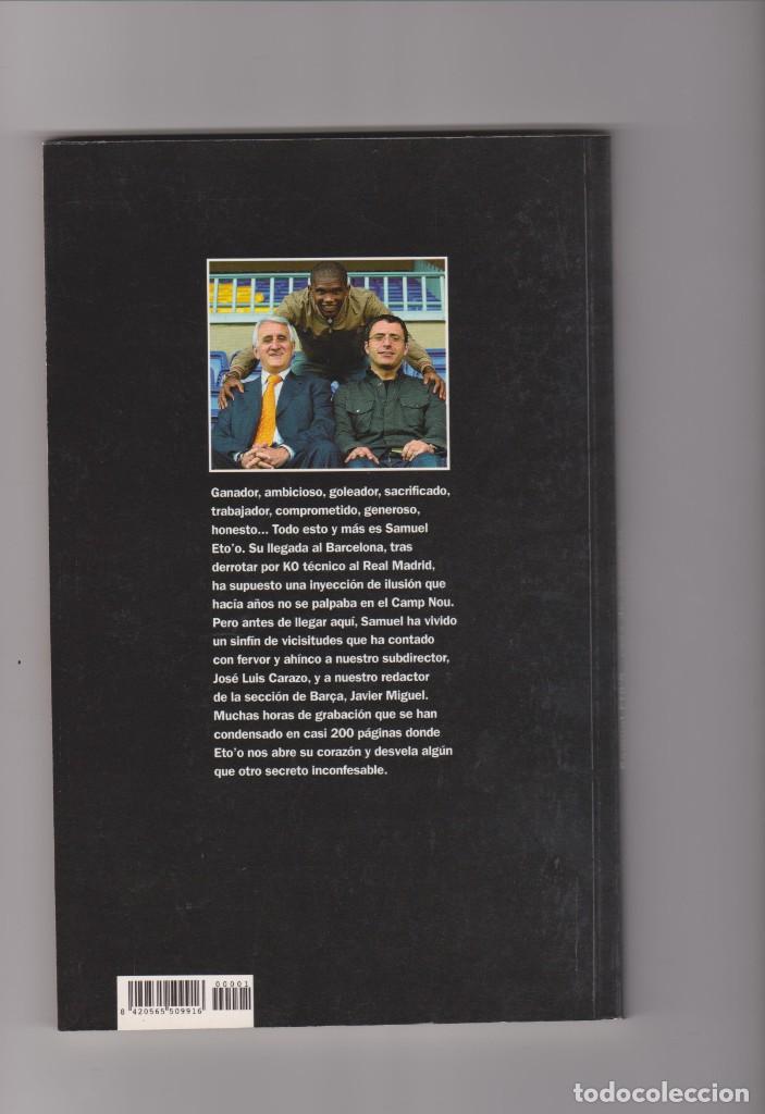 Coleccionismo deportivo: LIBRO SAMUEL ETO&acute;O &rdquo; RAZA DE CAMPE&Oacute;N &rdquo; CATAL&Aacute; - Foto 2