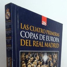 Coleccionismo deportivo: LAS CUATRO PRIMERAS COPAS DE EUROPA DEL REAL MADRID (LIBRO DVD)