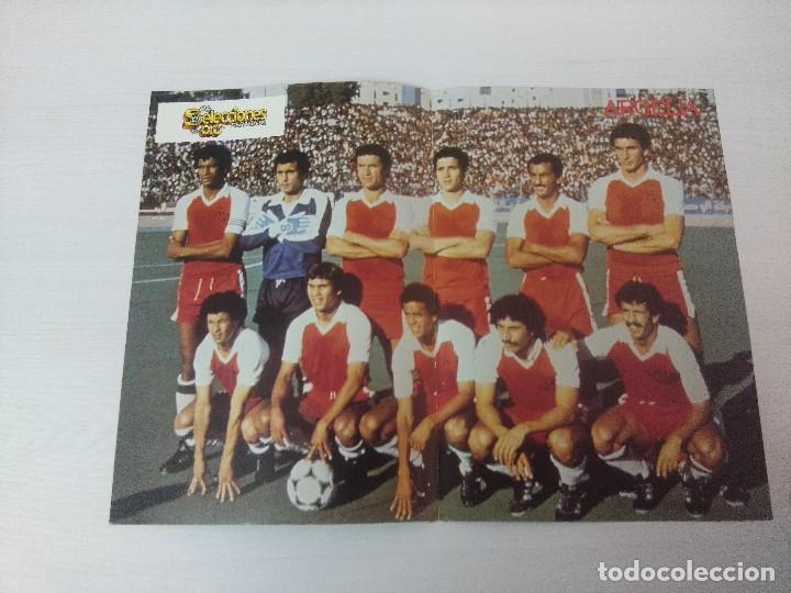 Coleccionismo deportivo: POSTER ARGELIA/SELECCIONES DE ORO ESPA&Ntilde;A 82. - Foto 1