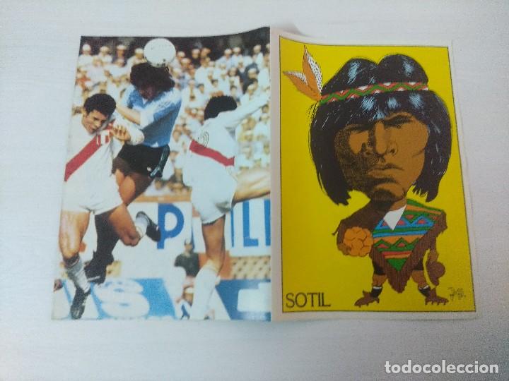 Coleccionismo deportivo: POSTER PERU/SELECCIONES DE ORO ESPA&Ntilde;A 82. - Foto 2