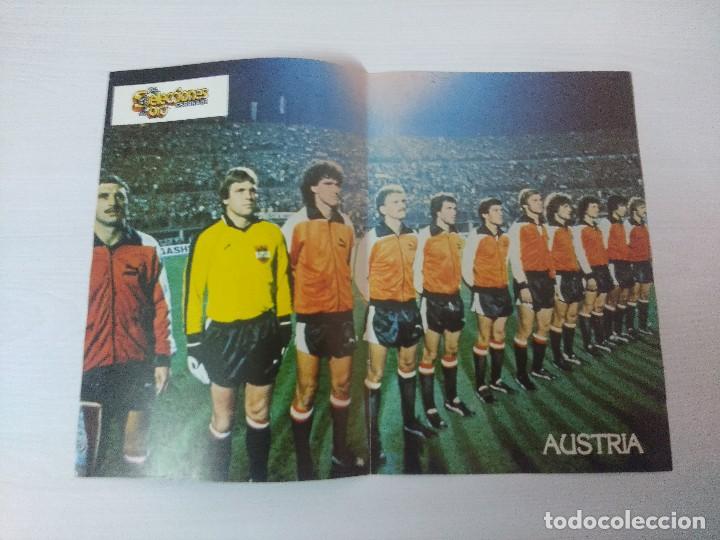 Coleccionismo deportivo: POSTER AUSTRIA/SELECCIONES DE ORO ESPA&Ntilde;A 82. - Foto 1
