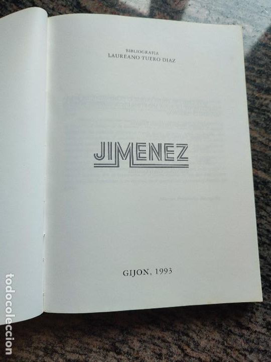 Coleccionismo deportivo: LIBRO JIMENEZ. SPORTING DE GIJON. LAUREANO TUERO DIAZ. 1993. - Foto 4