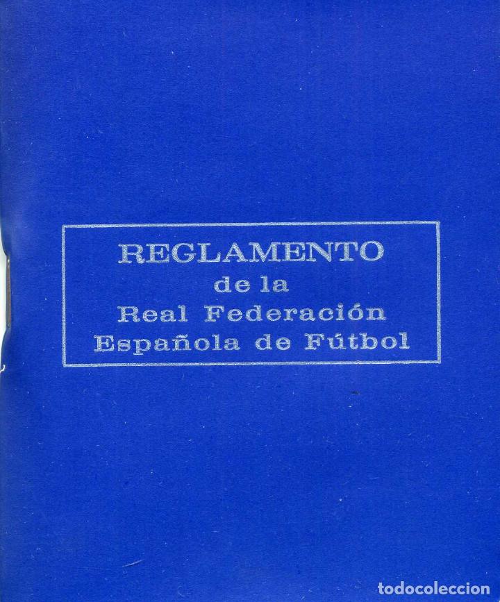 Coleccionismo deportivo: REGLAMENTO DEL FUTBOL ESPA&Ntilde;OL - Foto 1