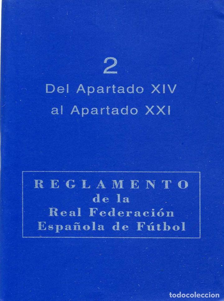 Coleccionismo deportivo: REGLAMENTO DEL FUTBOL ESPA&Ntilde;OL - Foto 2