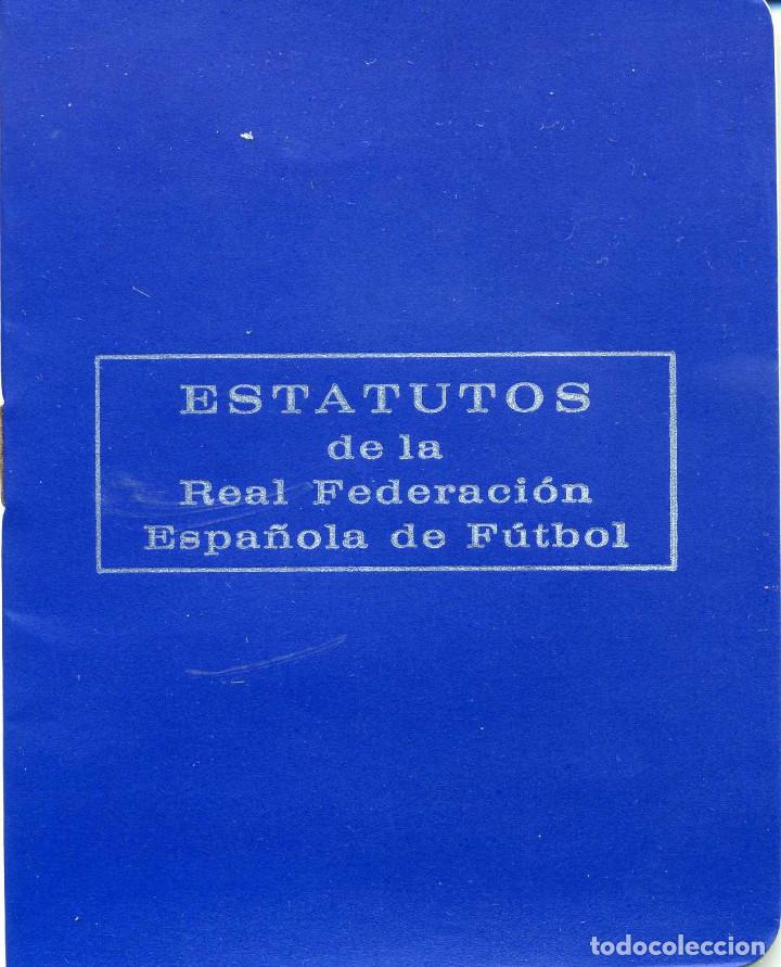 Coleccionismo deportivo: REGLAMENTO DEL FUTBOL ESPA&Ntilde;OL - Foto 3