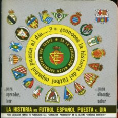 Coleccionismo deportivo: LA HISTORIA DEL FUTBOL ESPAÑOL PUESTA AL DIA - TOMO 21. Lote 326219713