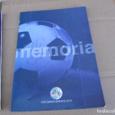 Coleccionismo deportivo: MEMORIA UNION DEPORTIVA SALAMANCA 2000/2001