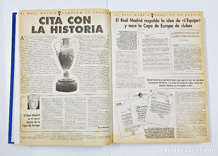 Coleccionismo deportivo: LIBRO EL REAL MADRID CAMPE&Oacute;N DE EUROPA ABC. - Foto 5