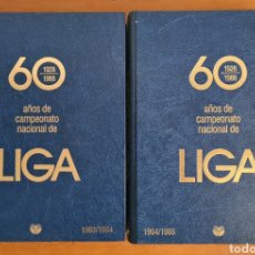Collezionismo sportivo: 60 AÑOS DE CAMPEONATO NACIONAL DE LIGA 1928-1989 - MADRID BARÇA ATLÉTICO VALENCIA BILBAO SANTANDER. Lote 357644970