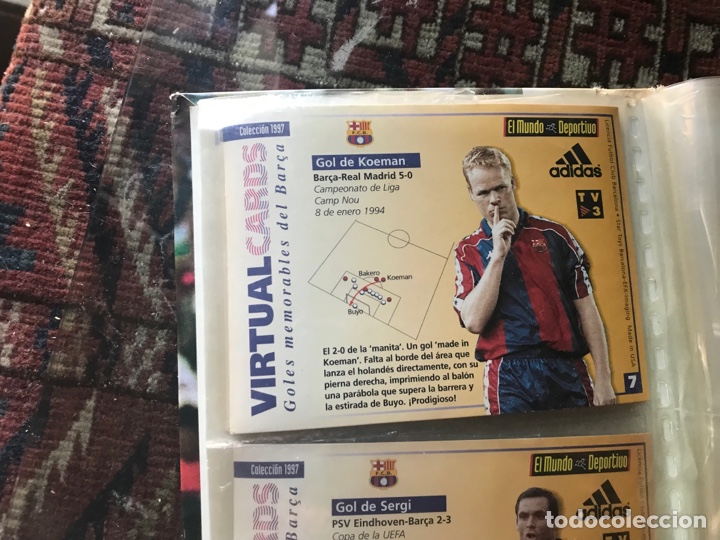 Coleccionismo deportivo: Virtual Cards. Goles memorables del Bar&ccedil;a. 5 postales - Foto 6
