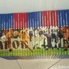 Coleccionismo deportivo: COLECCIÓN DEL CENTENARIO BIBLIOTECA BASICA DEL F.C. BARCELONA COMPLETA 30 TOMOS, MARADONA, CRUYFF...
