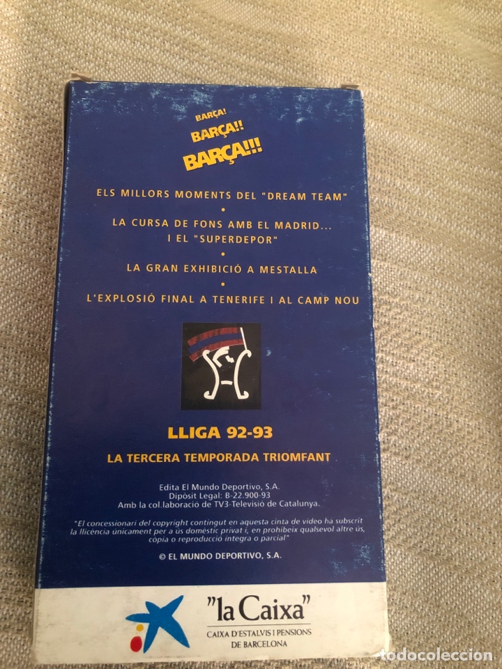 Coleccionismo deportivo: Colecci&oacute;n vhs bar&ccedil;a - Foto 2