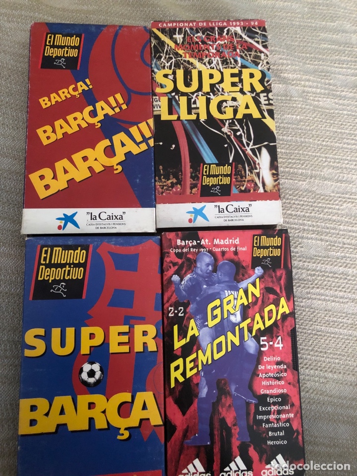 Coleccionismo deportivo: Colecci&oacute;n vhs bar&ccedil;a - Foto 1