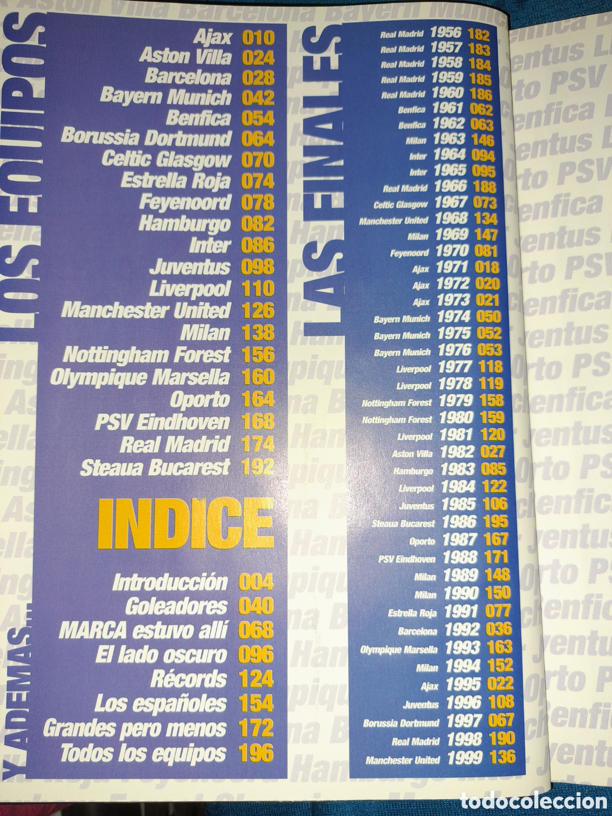 Coleccionismo deportivo: EL LIBRO DE LOS CAMPEONES DE EUROPA, MARCA - Foto 2