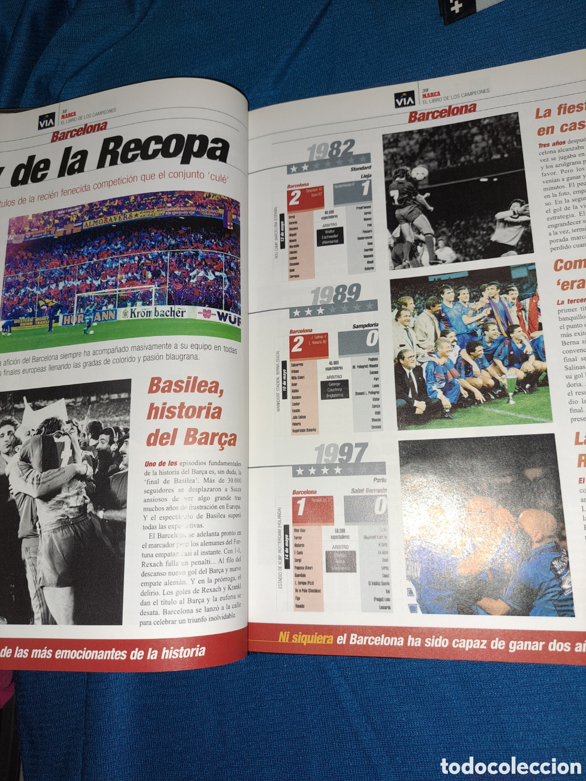 Coleccionismo deportivo: EL LIBRO DE LOS CAMPEONES DE EUROPA, MARCA - Foto 4