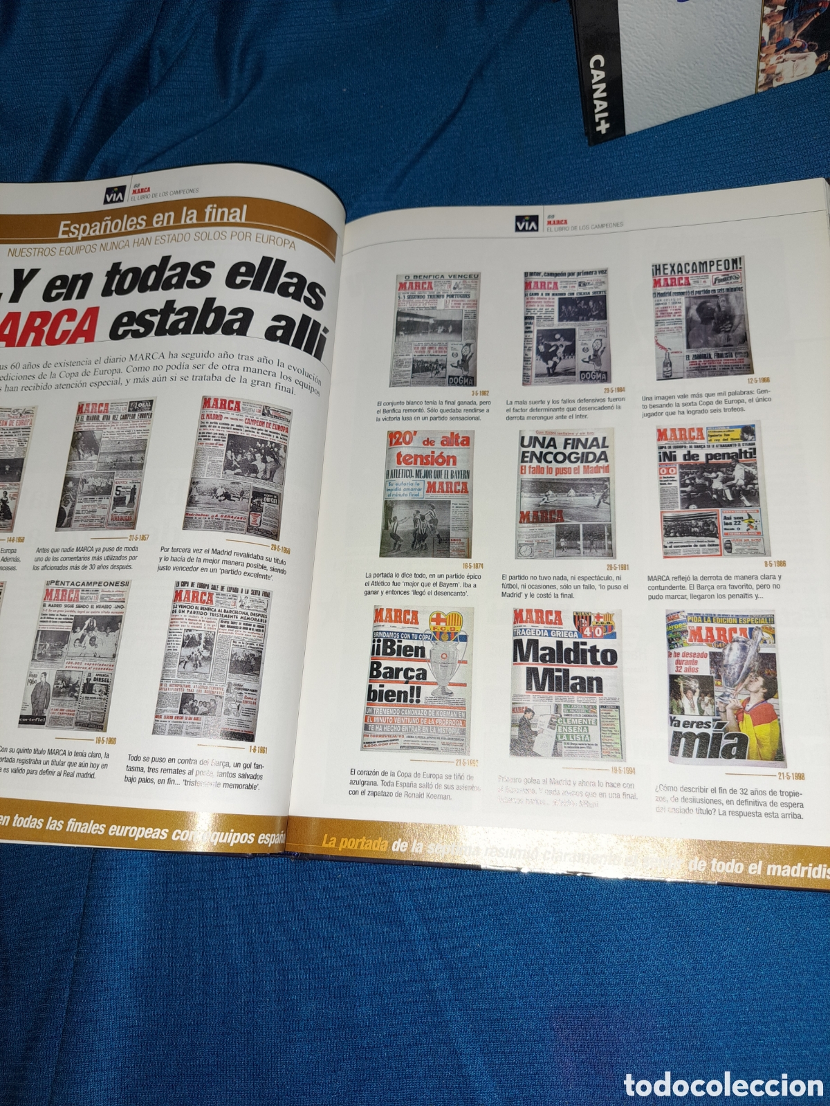 Coleccionismo deportivo: EL LIBRO DE LOS CAMPEONES DE EUROPA, MARCA - Foto 5