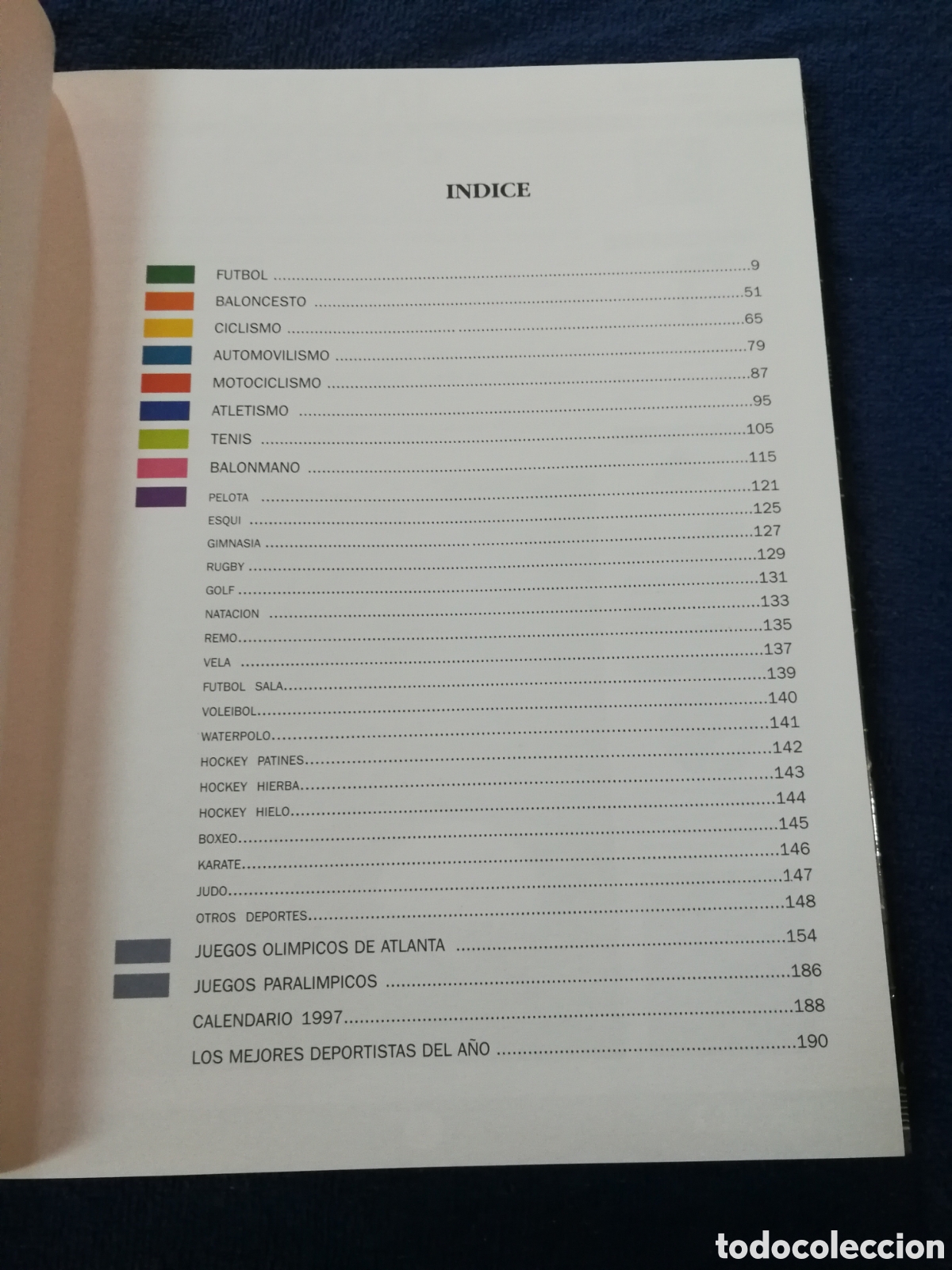 Coleccionismo deportivo: El gran libro del deporte. De 1996 - Foto 2