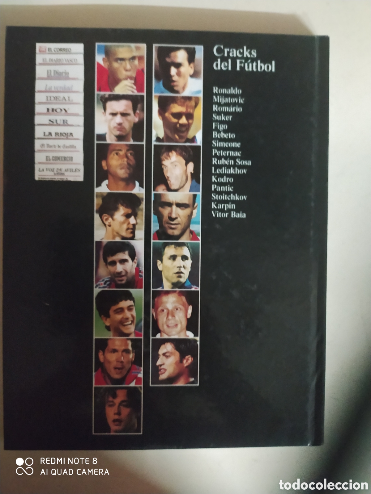 Coleccionismo deportivo: Libro de Estrellas del deporte. Cracks del f&uacute;tbol - Foto 2
